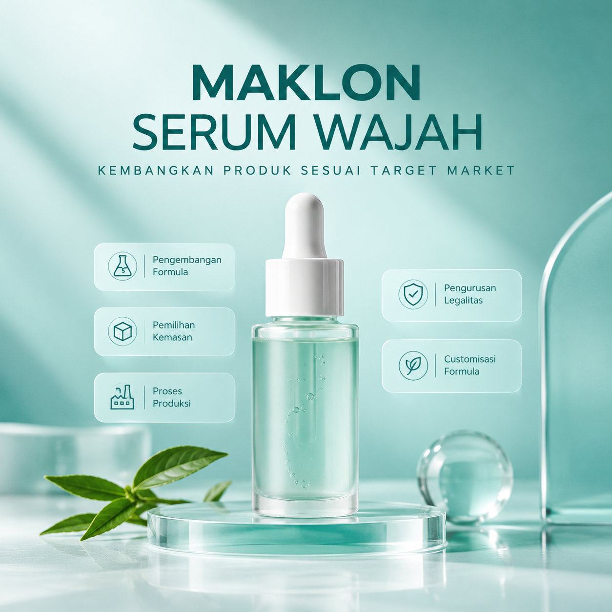 Maklon Serum Wajah